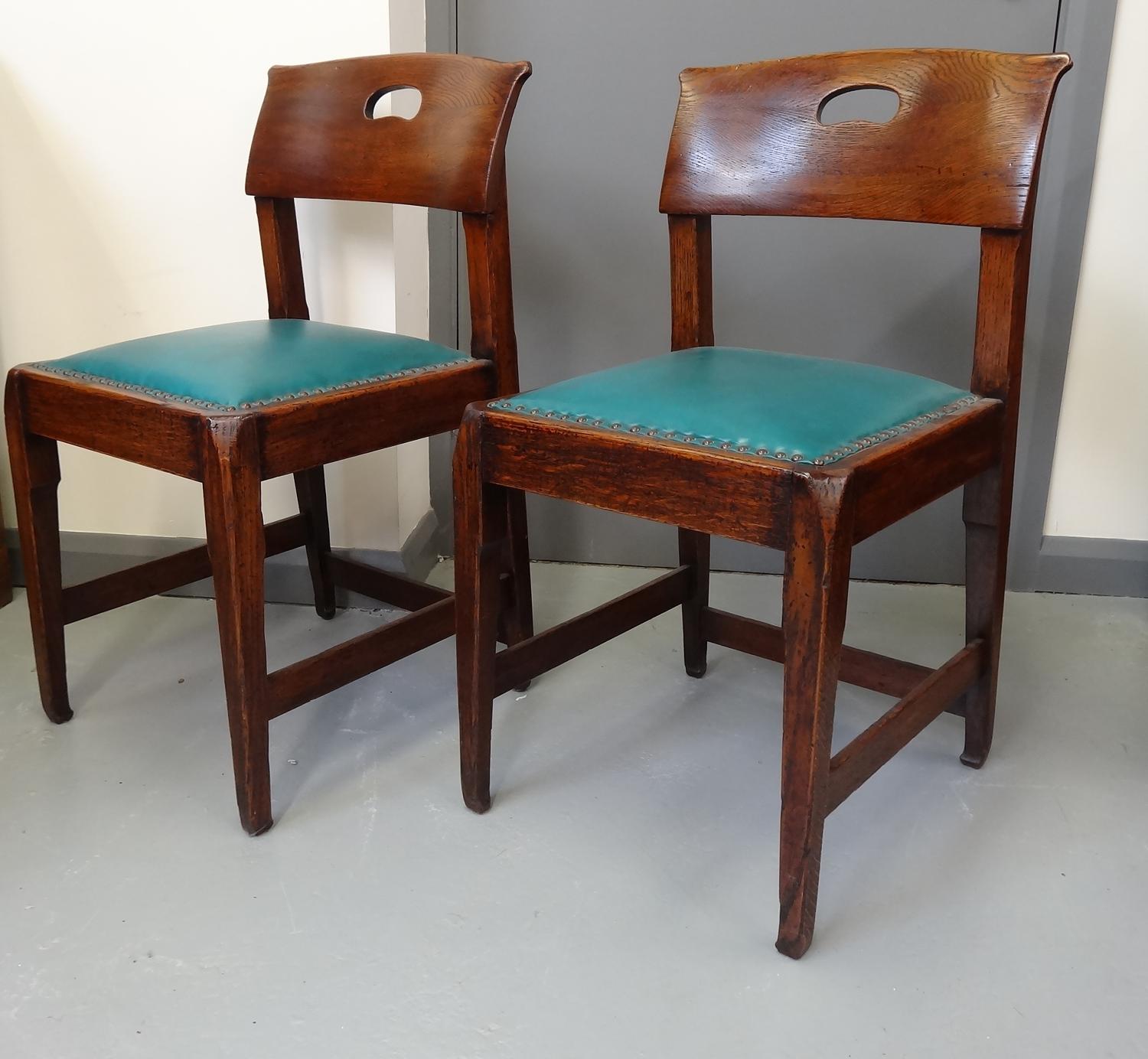 Rare pair of Richard Riemerschmid Arts & Crafts chairs