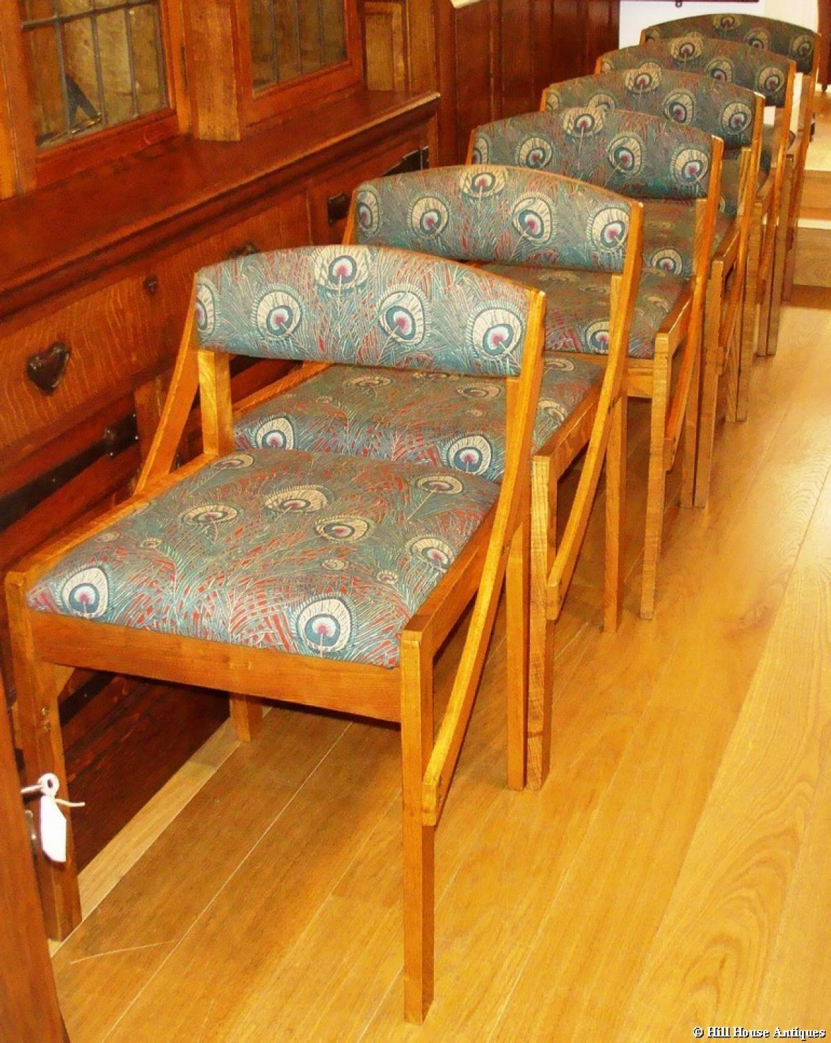 Liberty 1960s cafe set of 6 chairs