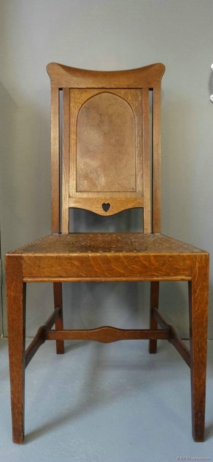 Rare and important Arthur Simpson of Kendal Arts & Crafts chair
