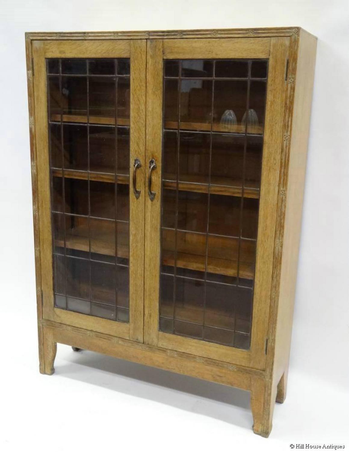 Arthur Simpson of Kendal glazed bookcase