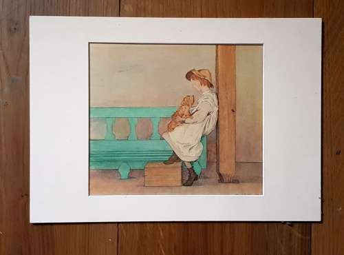 Maud Beddington Arts & Crafts period small watercolour
