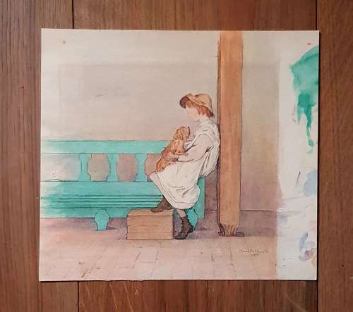 Maud Beddington Arts & Crafts period small watercolour
