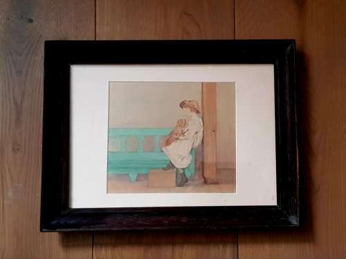 Maud Beddington Arts & Crafts period small watercolour