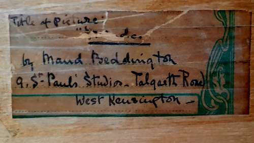 Maud Beddington Arts & Crafts period small watercolour