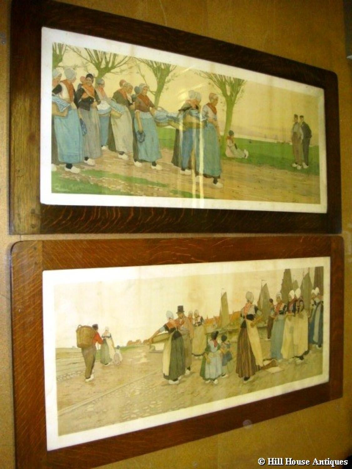 Pair Liberty Henri Cassiers large prints 1