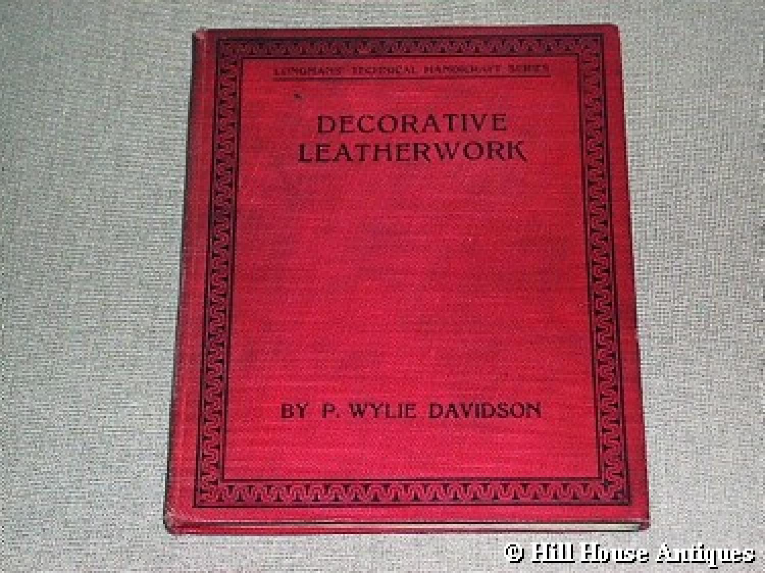P Wylie Davidson leatherwork book