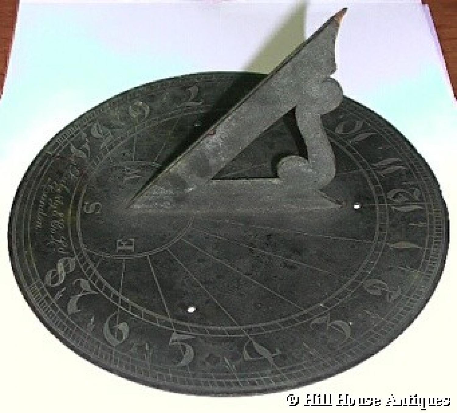 Rare Liberty & Co bronze sundial