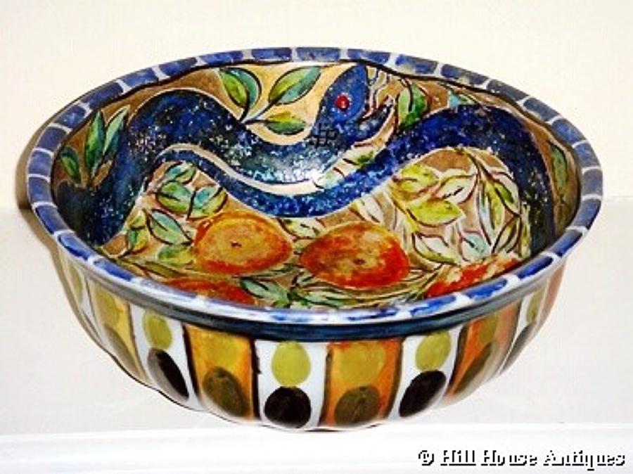 John Pearson lustre fruit bowl