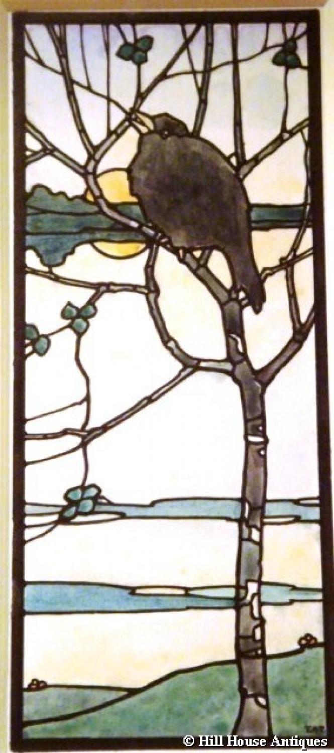 EA Taylor stained glass design