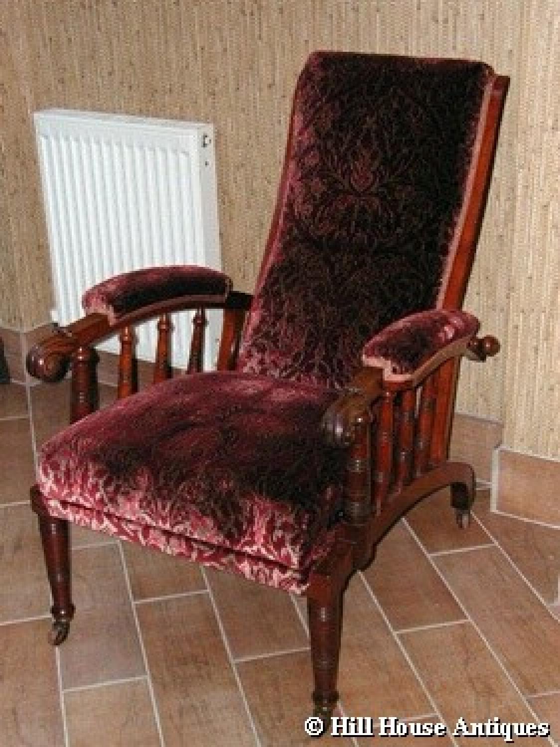 Rare Morris & Co style recliner