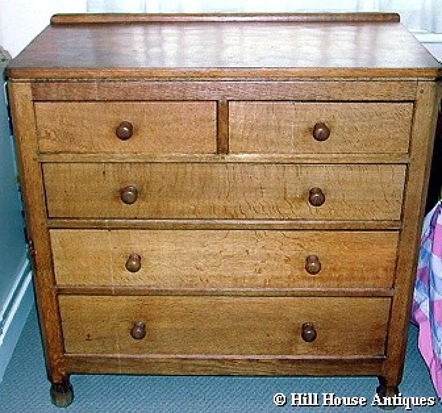 Rare early Mouseman Chest of Drawers