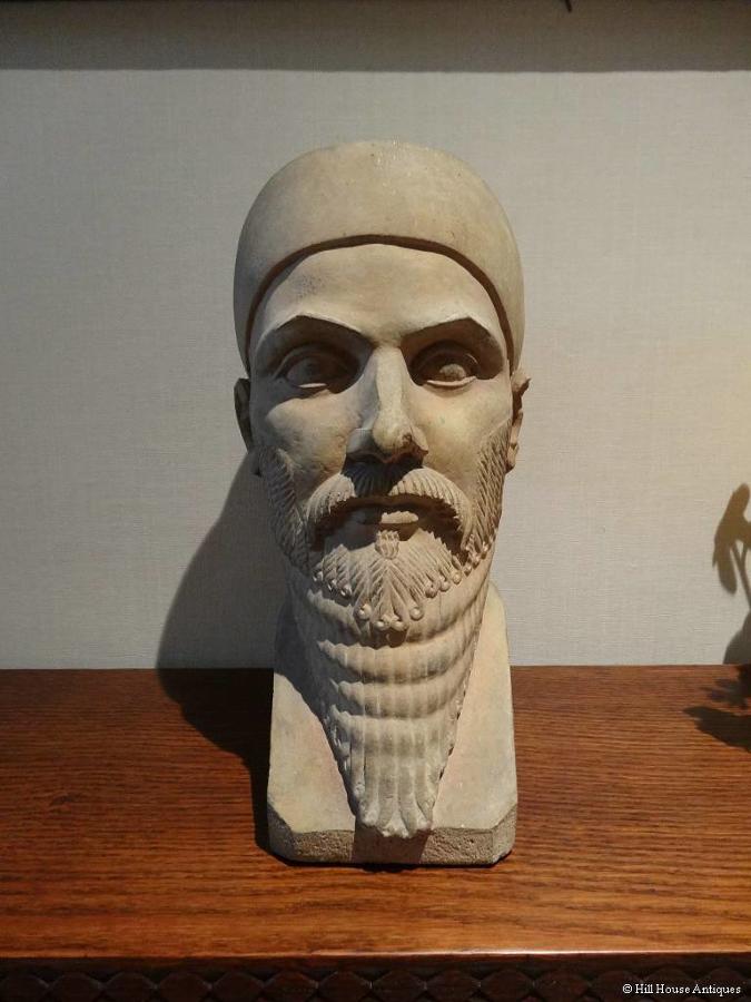 Eric Gill style Assyrian bust