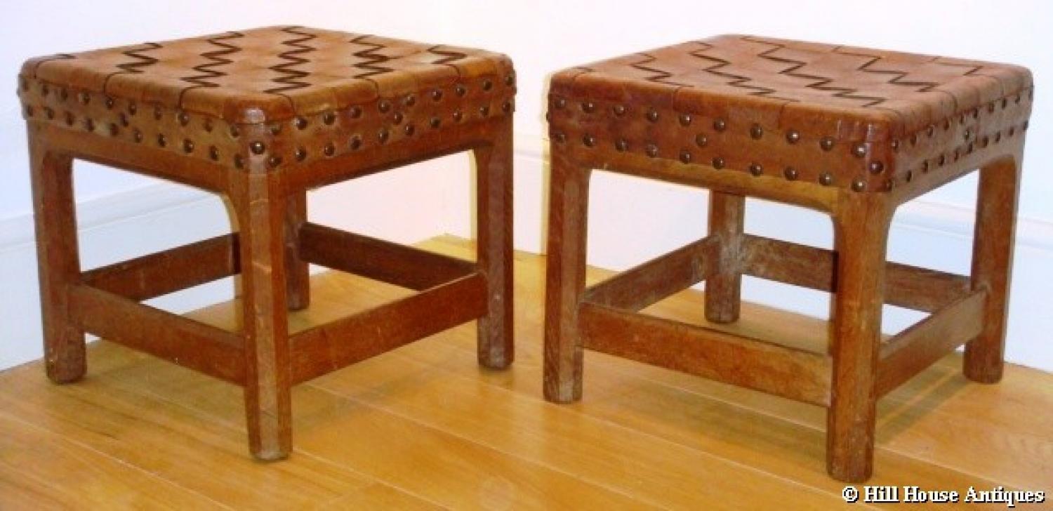 Gordon Russell pair of stools