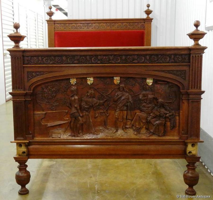 Arts & Crafts Shakespeare bed