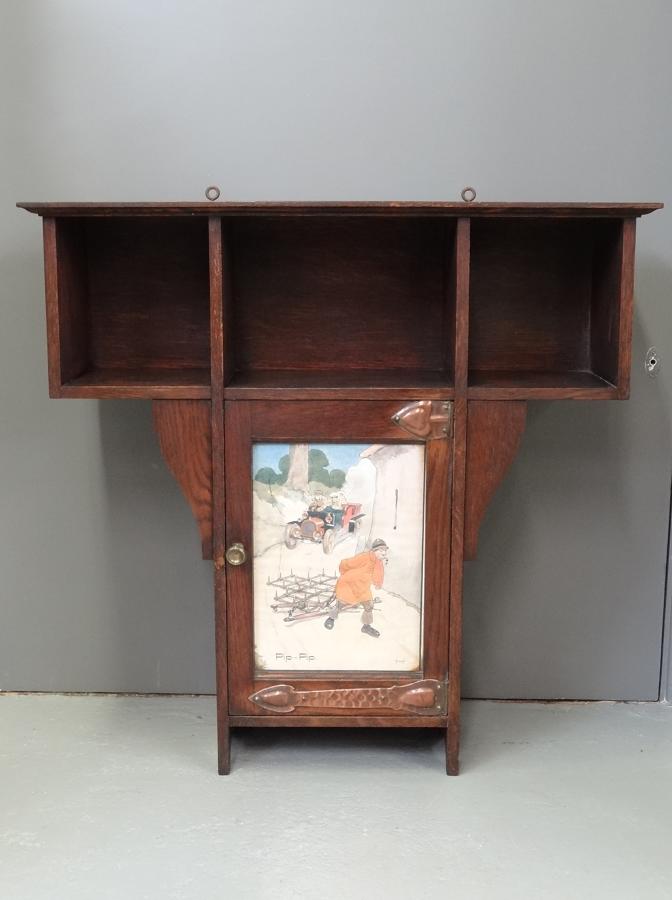 Shapland and Petter Hassall Arts and Crafts wall cabinet