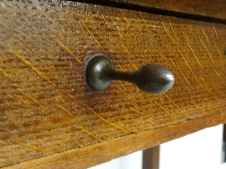 Rare CFA Voysey oak table desk