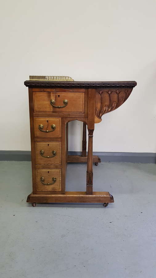 Rare WAS Benson Arts & Crafts Nouveau davenport style desk