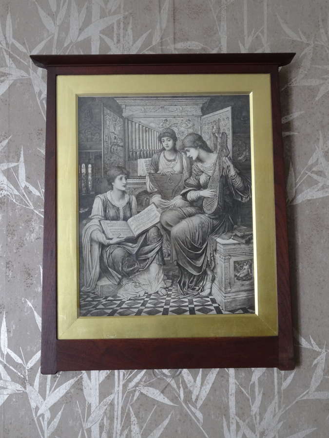 John Melhuish Strudwick original framed pre raphaelite print