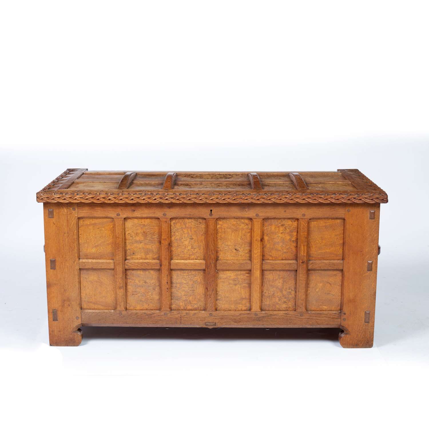 Arthur Romney Green Cotswold School oak coffer chest