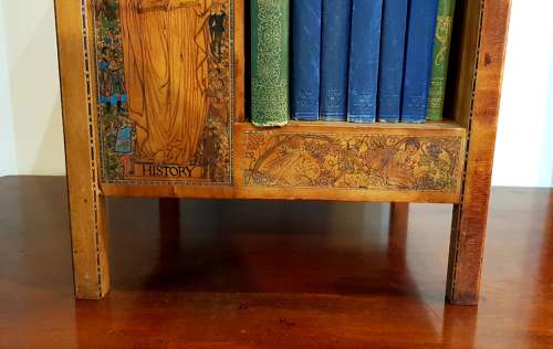 Rare Birmingham School Arts & Crafts table top bookcase Kate Eadie