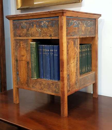 Rare Birmingham School Arts & Crafts table top bookcase Kate Eadie