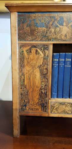 Rare Birmingham School Arts & Crafts table top bookcase Kate Eadie