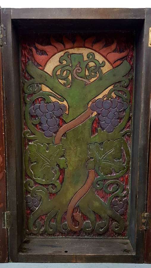 Godfrey Blount Arts & Crafts Haslemere Peasant Industries triptych