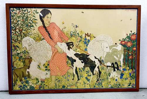 Ilse Breit Austrian School Arts & Crafts nursery lithograph 2 of 2