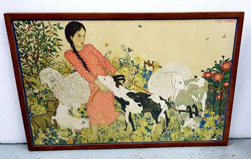 Ilse Breit Austrian School Arts & Crafts nursery lithograph 2 of 2
