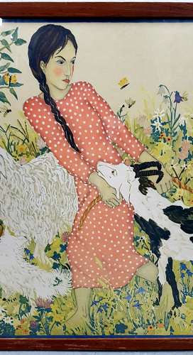 Ilse Breit Austrian School Arts & Crafts nursery lithograph 2 of 2