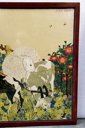 Ilse Breit Austrian School Arts & Crafts nursery lithograph 2 of 2