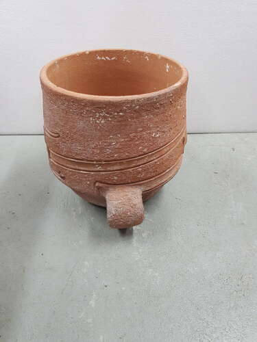 Rare pair of Arts & Crafts Liberty & Co Archibald Knox Thrym terracotta pots