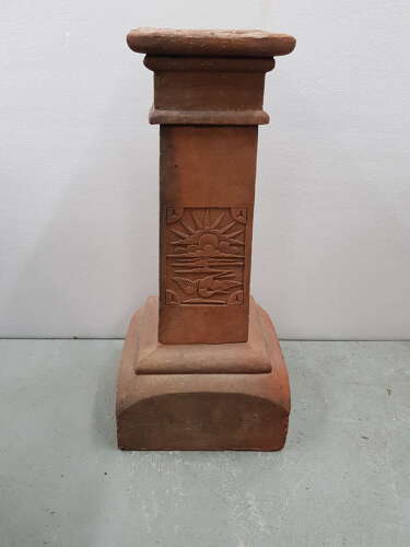 Rare Compton Pottery/Potters Art Guild Arts & Crafts terracotta bird bath