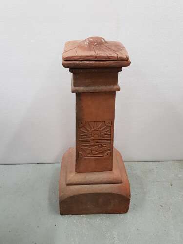 Rare Compton Pottery/Potters Art Guild Arts & Crafts terracotta bird bath
