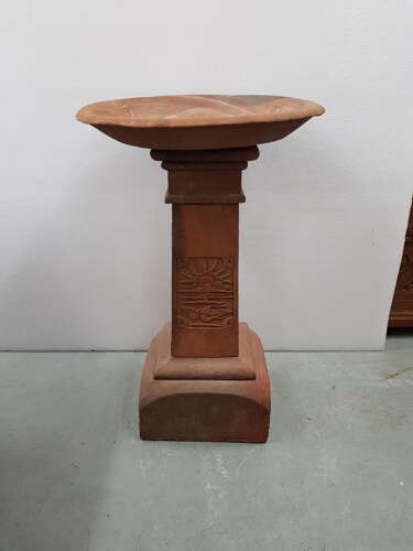 Rare Compton Pottery/Potters Art Guild Arts & Crafts terracotta bird bath