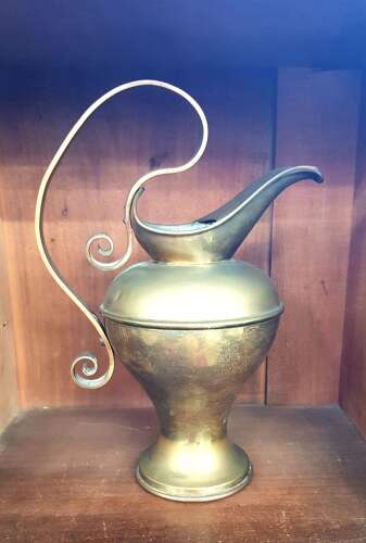 Benham & Froud Christopher Dresser Arts & Crafts Aesthetic Movement brass jug watering can