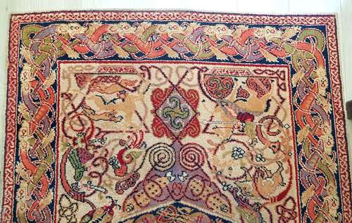 George Bain Arts & Crafts Scottish Celtic hunting rug