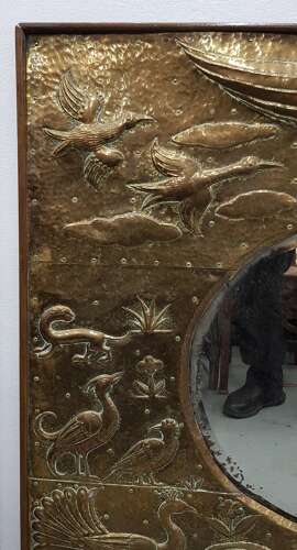 John Pearson Arts & Crafts large Mother of All Mirrors!