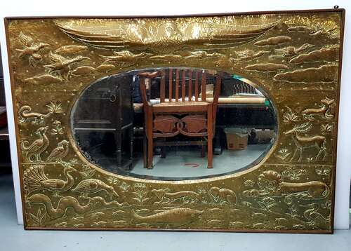 John Pearson Arts & Crafts large Mother of All Mirrors!
