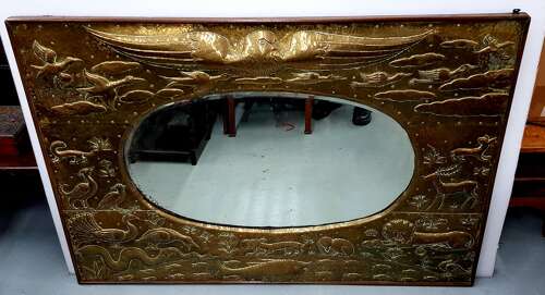 John Pearson Arts & Crafts large Mother of All Mirrors!